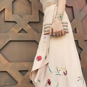 Beautiful Slimming Zara Embroidered Wrap Skirt